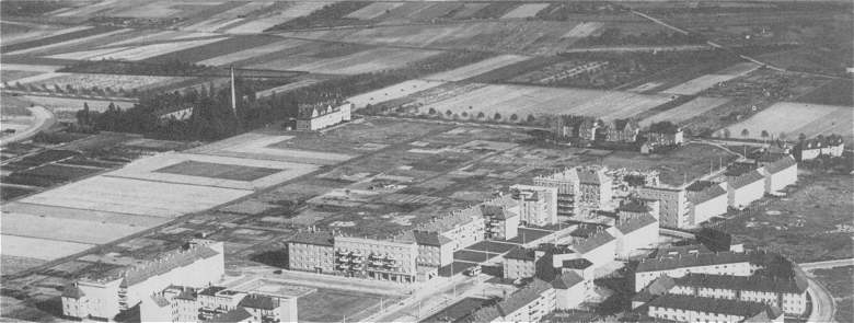 Luftbild Siegfriedviertel um 1930